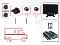 Комплект видеонаблюдения в автомобиль
